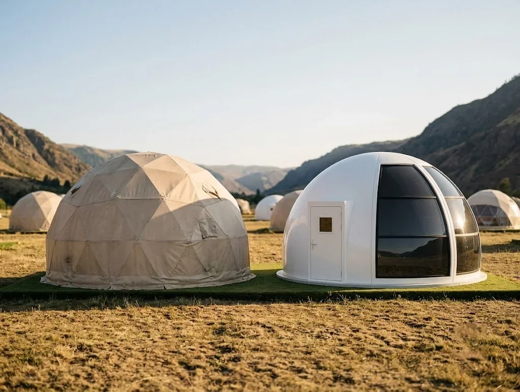 A composite dome presented as an accommodation format for operator evaluation.