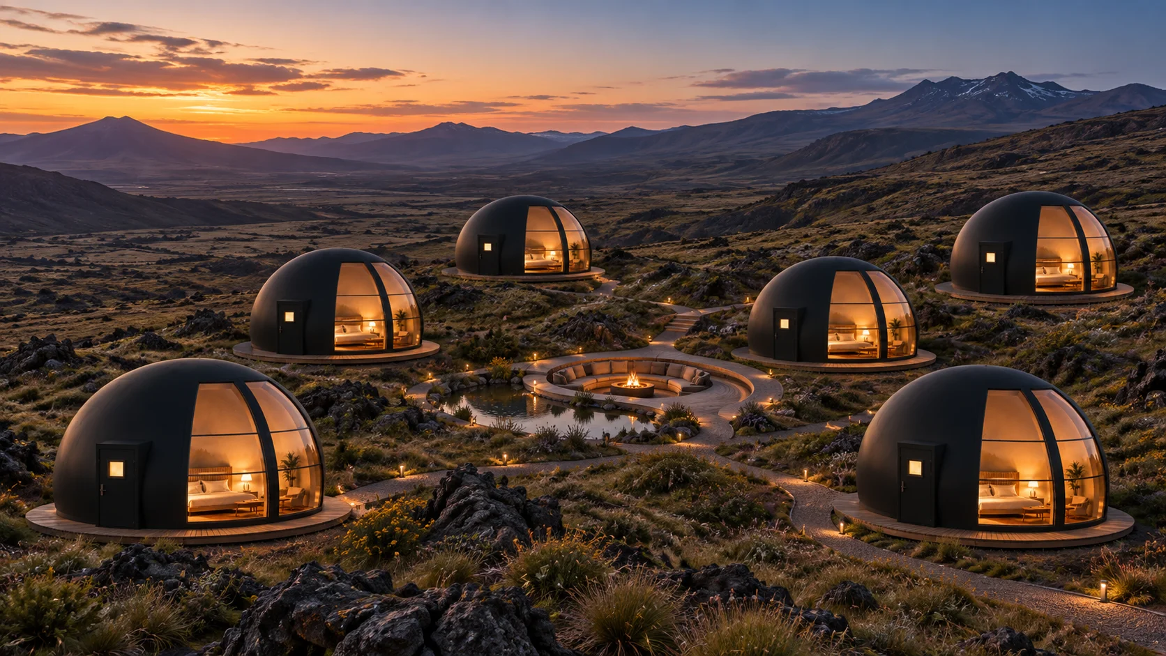 MarsDome Charcoal — deep matte composite shell