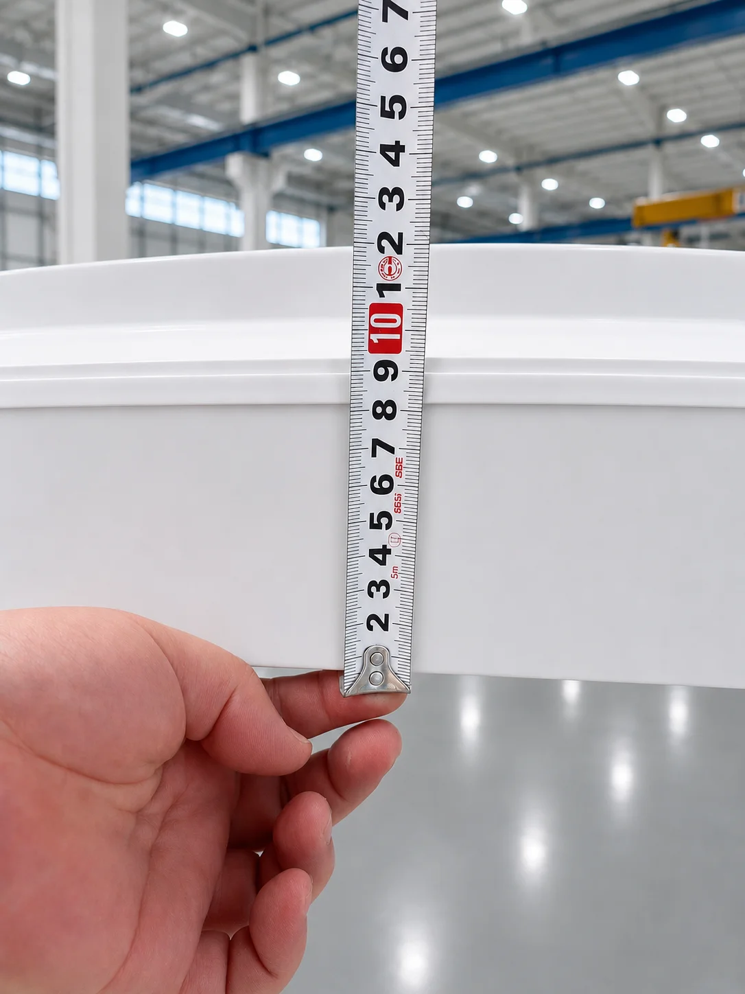 Measuring panel thickness