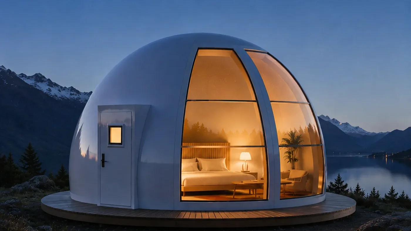 MarsDome White — light composite shell
